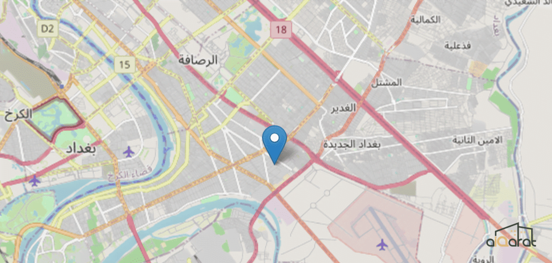 عمارة تجاري ركن للبيع في منطقة كمب ساره (المساحة ١٧٥ م٢) السعر ٧٠٠ مليون عراقي