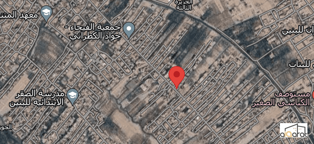 أرض زراعية للبيع في البصرة، باب الهوى (٢٢٠م²)السعر٢٧مليون دينار