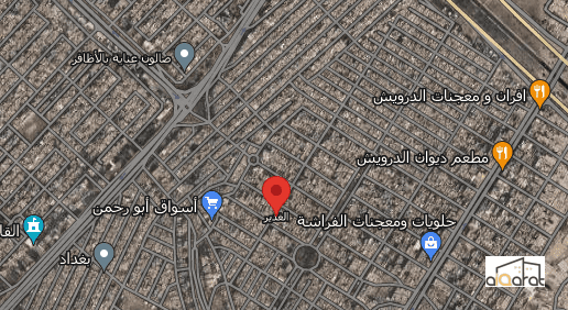 أرض سكنية للبيع في الغدير٬شارع-٧٢ (٤٠٠٠م²) السعر للمتر ٢٣٠٠دولار