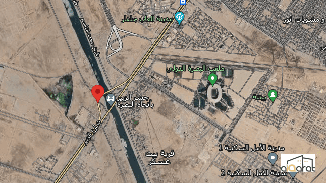 أرض طابو للبيع في البصرة٬قرب جسر الزبير (٢٠٠م²) السعر ١٦٠مليون دينار