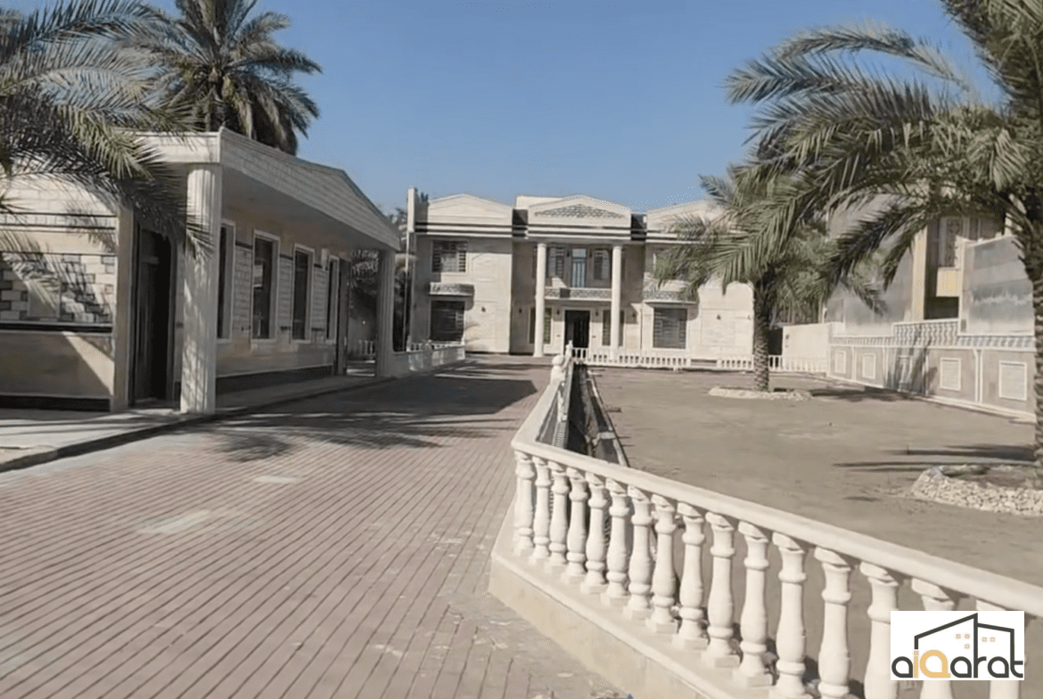 فيلا للبيع في كربلاء٬شارع البزل الرئيسي (١دونم) السعر ١،٣٠٠مليار دينار