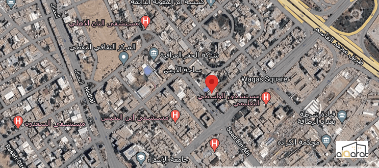 عقار تجاري للبيع في بارك السعدون٬مقابل جمعية المهندسين (٣٦٠م²) السعر للمتر ٤٠٠٠دولار