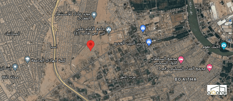 أرض زراعي للبيع في الدورة٬ عرب جبور (١٠٠م²) السعر ٤٥مليون دينار