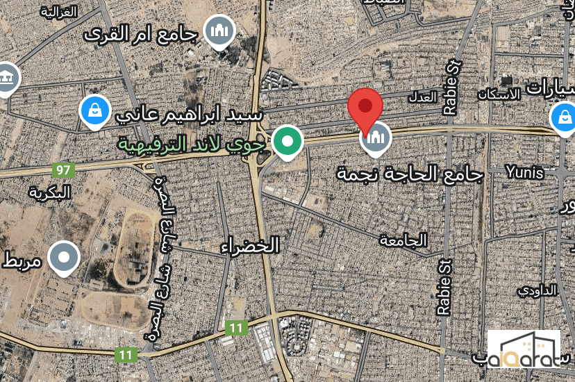 دار هيكل للبيع في حي الجامعة٬خلف التجاري(٤٥٥م²)السعر للمتر ٢٥٠٠دولار